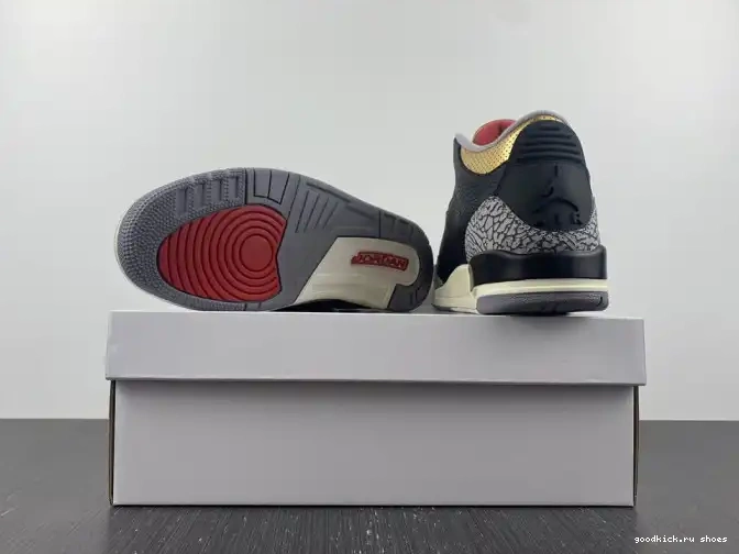 80% Off Sale CK9246-067 WMNS 3 Air Jordan Gold Black 0512